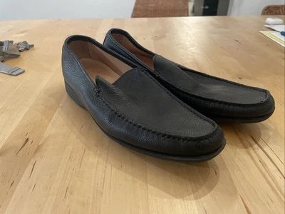 COACH Men's Leather Black Loafers US 10D Made in Italy - Image 1 of 4