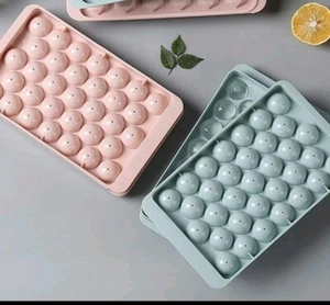 Ice Ball Maker Mold Round Cube Reusable with Lid Tray Multi-grid for Kitchen - Picture 1 of 4