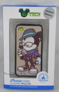 Disney Parks D-Tech Hipster Mickey Mouse iPhone 4/4S Case By Jerrod Maruyama LE - Picture 1 of 3