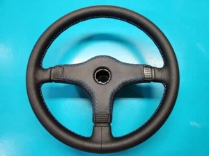 BMW M Tech E30 Custom Padded Steering Wheel - NEW Leather - Picture 1 of 8