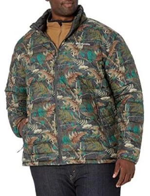 COLUMBIA POWDER LITE OMNI-HEAT THERMAL REFLECTIVE SPRUCE NORTH WOODS JACKET 4X - Image 1 of 4
