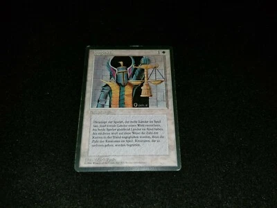 MTG 1x Revised white rare HP German FBB Balance ships w/ tracking - Image 1 of 2