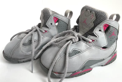 Zapatillas Jordan Trye Flight GT Wolf Gris 7C Rosa Desdly Niño 645071 Foto 1 de 4