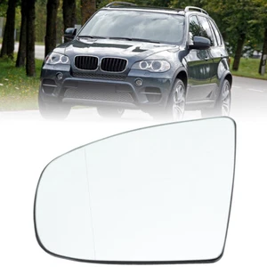 Left Side Door Mirror Glass For BMW X5 X6 E70 E71 E72 2007-2014 with Heated - Picture 1 of 10
