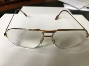 Original c1988 Vintage CARTIER TANK L.C Eyeglasses PLATINE 62-14 L Used Luxury - Picture 1 of 12