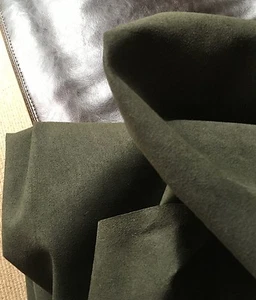 Majilite Novasuede Fabric in Olive-54" wide 5 Yard cut Medium Weight- New - Picture 1 of 2