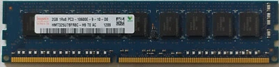 Hynix HMT325U6CFR8C-H9 2GB 1333MHz 1Rx8 PC3-10600U-9-11-A1 DDR3 RAM Memory - Image 1 of 2
