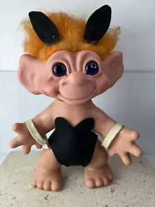 Grande 12" Vintage 1964 DAM THINGS Bambola Troll PLAYBOY CONIGLIO Occhi Blu - Foto 1 di 10