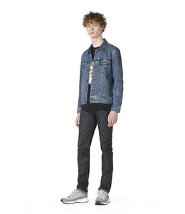 NEW Men's A.P.C dinim jacket short in Navy- Size XXS #C1819 - Picture 1 of 7