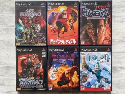 SONY PS2 Maximo & Mr .Incredible & Project Altered Beast & Robots set from Japan - Image 1 of 4