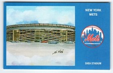 1969 NY Mets Baseball Postcard Susan Rini Shea Stadium Unused Limited Edition