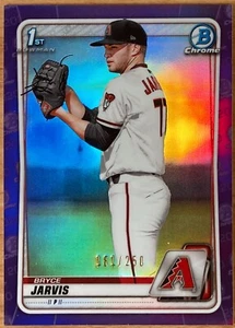 2020 Bowman Chrome Draft Bryce Jarvis PURPLE Refractor #181/250  - Picture 1 of 1