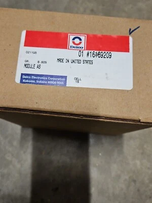 NOS DELCO 16169209 VARIABLE ORIFICE CONTROL MODULE FOR 93 GRAND AM 3.3L - Image 1 of 4