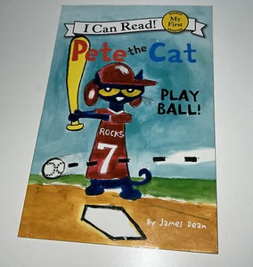 Pete The Cat Play Ball My First I Can Read Paperback Book James Dean - Imagen 1 de 2