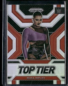 2023 Panini Prizm WWE #20 Rhea Ripley Top Tier Prizms Silver - Picture 1 of 2