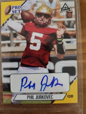 Phil Jurkovec - Boston College Eagles - 2021 Leaf Pro Set Autograph Gold - Image 1 of 2