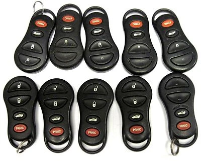 Lot of 10 key fob OEM Chrysler 300M Concorde LHS remote entry control keyless - Image 1 of 2