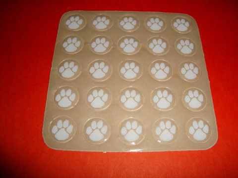 Clemson Tigers football helmet decals tiger paw award decals Cover