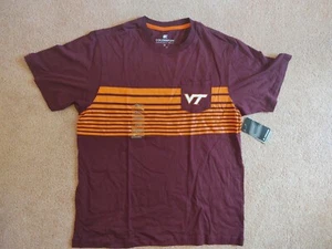 NWT Colosseum Virginia Tech Hokies Futuna Pocket Mens T-shirt Size Medium - Picture 1 of 9