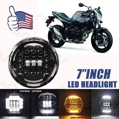 For SUZUKI SV650 Motorcycle 7"*inch Projector Led Headlight with Turn Signal DRL - Изображение 1 из 4