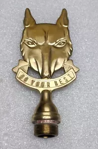 WOLF’s Head DYB Do Your Best Wolf Pfadfinder Fahnenmast FINIAL Socket Style S2011C - Bild 1 von 9