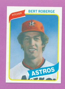 SUPERB BLACKLESS BLANK BACK ERROR BERT ROBERGE 1980 TOPPS 329 MINT VINTAGE TPHLC - Picture 1 of 2