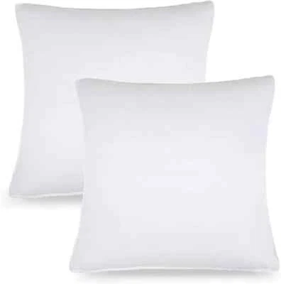 Almohada Euro Alternativa Plumón Sólido Microfibra Densidad Media, Juego de 2 o 4 Foto 1 de 2