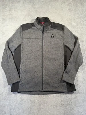 Gerry Jacket Mens XXL Black Gray Tight-knit Fleece Lined Stand Collar Full Zip - Image 1 of 4