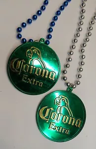 Collar Corona Extra Breweriana Coleccionable Celebración Medallón Cuentas - Imagen 1 de 3