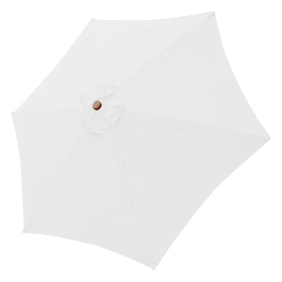 Paraguas de patio acanalado de 10 pies 6 toldo cubierta superior de repuesto mesa de mercado parasol Foto 1 de 4