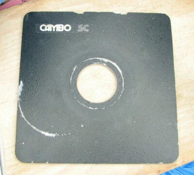 Cambo SC Monorail 10x8 5x4 lens board copal compur 1 , 41.7mm hole - Image 1 of 3