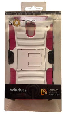 Sonne Eclipse Combo Holsters Case for Sharp Aquos Crystal - Pink/White - Image 1 of 4