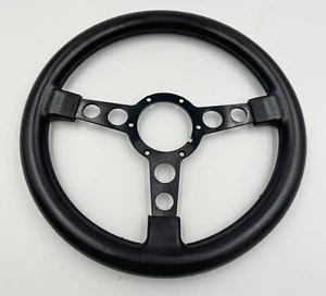 1969-1981 Pontiac GTO Firebird Formula THICK Grip Steering Wheel BLACK - Picture 1 of 3