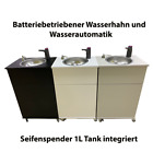 Mobiles Handwaschbecken Waschbecken Waschstation batteriebetriebener Wasserhahn