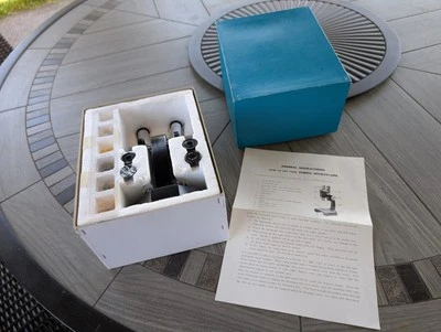 Vintage Japan Selsi Stereo Microscope 15x 30x 45x Original Box & Paperwork RARE! - Image 1 of 4