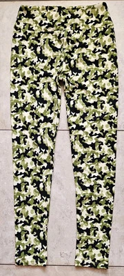 Leggings LuLaRoe Camuflaje Multicolor Verde OS Talla Única Talla 2-12 Usados  Foto 1 de 4