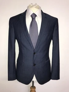 HUGO BOSS - Herren Slim Fit BLAUER WOLLANZUG - UK 36 Reg - W32 L31 - WUNDERSCHÖN - Bild 1 von 12