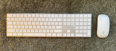 Teclado inalámbrico Apple (A1843) y Magic Mouse (A1657) Foto 1 de 4