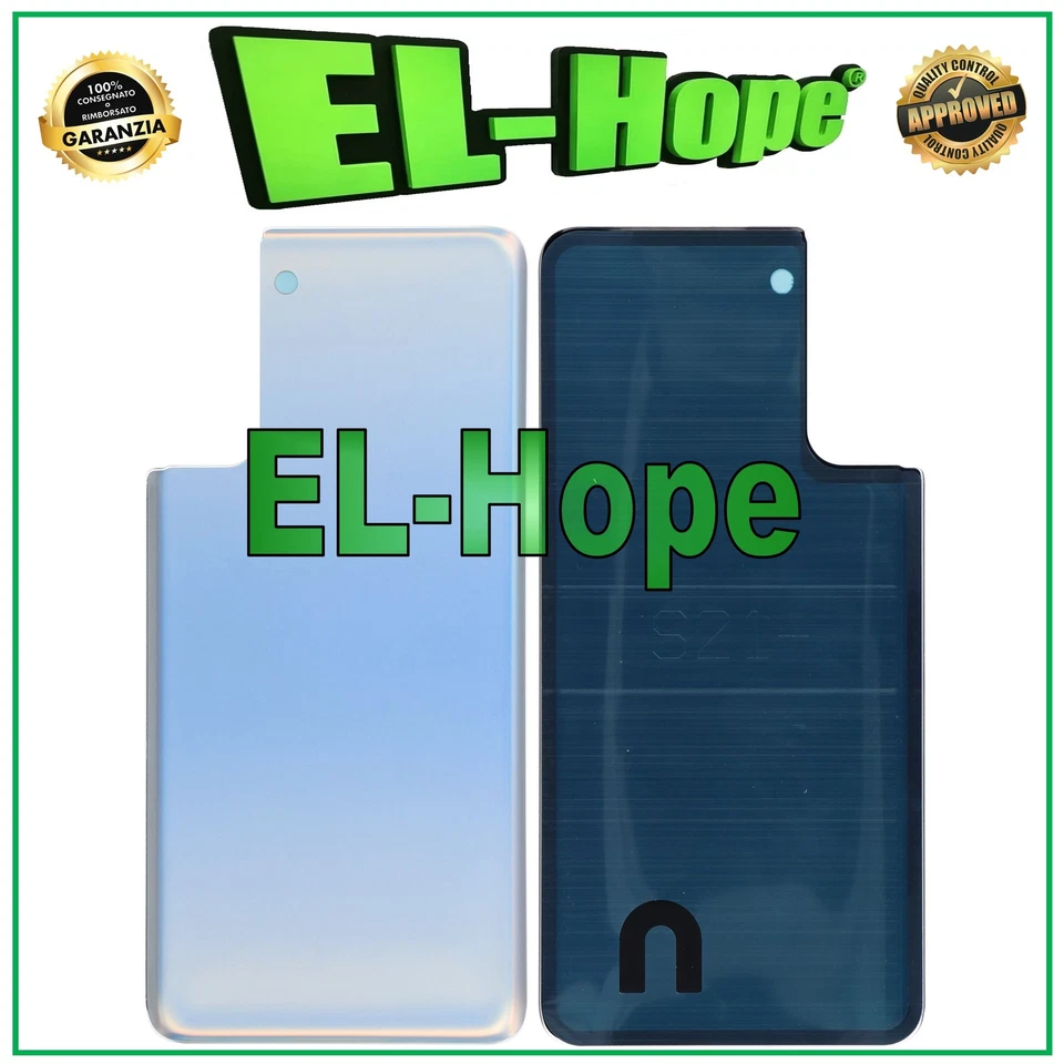 COPRI BATTERIA PER SAMSUNG GALAXY S21 PLUS SM-G996 SCOCCA CASE POSTERIORE SILVER - Immagine 1 di 1