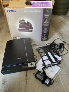 Epson Perfection V370 Photo Flatbed Film Scanner Used Excellent Condition Boxed - Picture 1 of 8