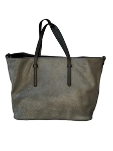 Bolso de hombro Brooks Brothers Italia cuero gris pelo en piel cartera silencioso de lujo - Imagen 1 de 19