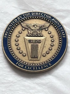 Seltene frühe Abt. of the Army Air Force National Guard Bureau SES Challenge Coin - Bild 1 von 8