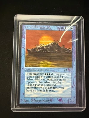 Magic The Gathering: Arabian Nights Island Fish Jasconius MTG Arab - Image 1 of 2
