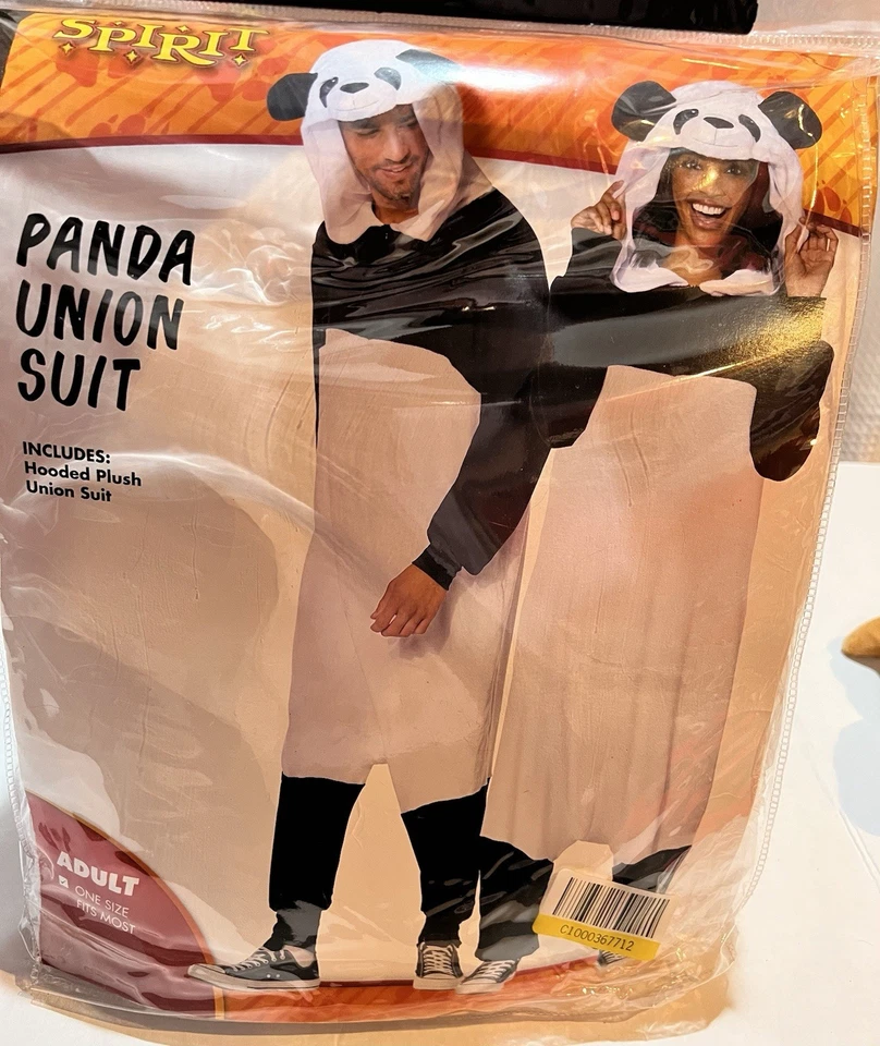 Traje Spirit Panda Union Disfraz Traje de felpa con capucha Talla única Se adapta a la mayoría Foto 1 de 1