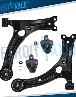 Braços de controle inferiores dianteiros com juntas esféricas para Toyota Matrix Corolla Pontiac Vibe - Imagem 1 de 3