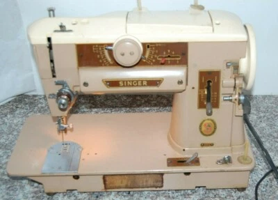 XD SINGER 401A ZIGZAG SLANT NEEDLE SEWING MACHINE PARTS SN NB500930 - Image 1 of 4