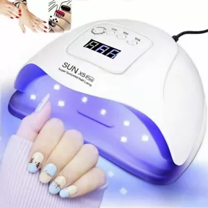120W Nail Dryer LED Lamp UV Light Polish Gel Curing Machine Electric Manicure - Picture 1 of 15