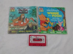 Disney Buch auf Kassette Winnie Puuh & Fuchs & Der Hund Mitlesen  - Bild 1 von 2