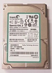 146 GB SAS Seagate Savvio 10K.2 ST9146802SS 16MB 2,5 " Certified Repaired HDD - Picture 1 of 1