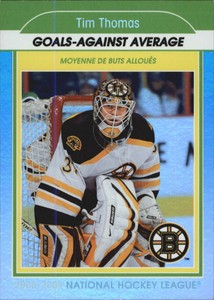 2009-10 (BRUINS) O-Pee-Chee Stat Leaders #SL15 Tim Thomas